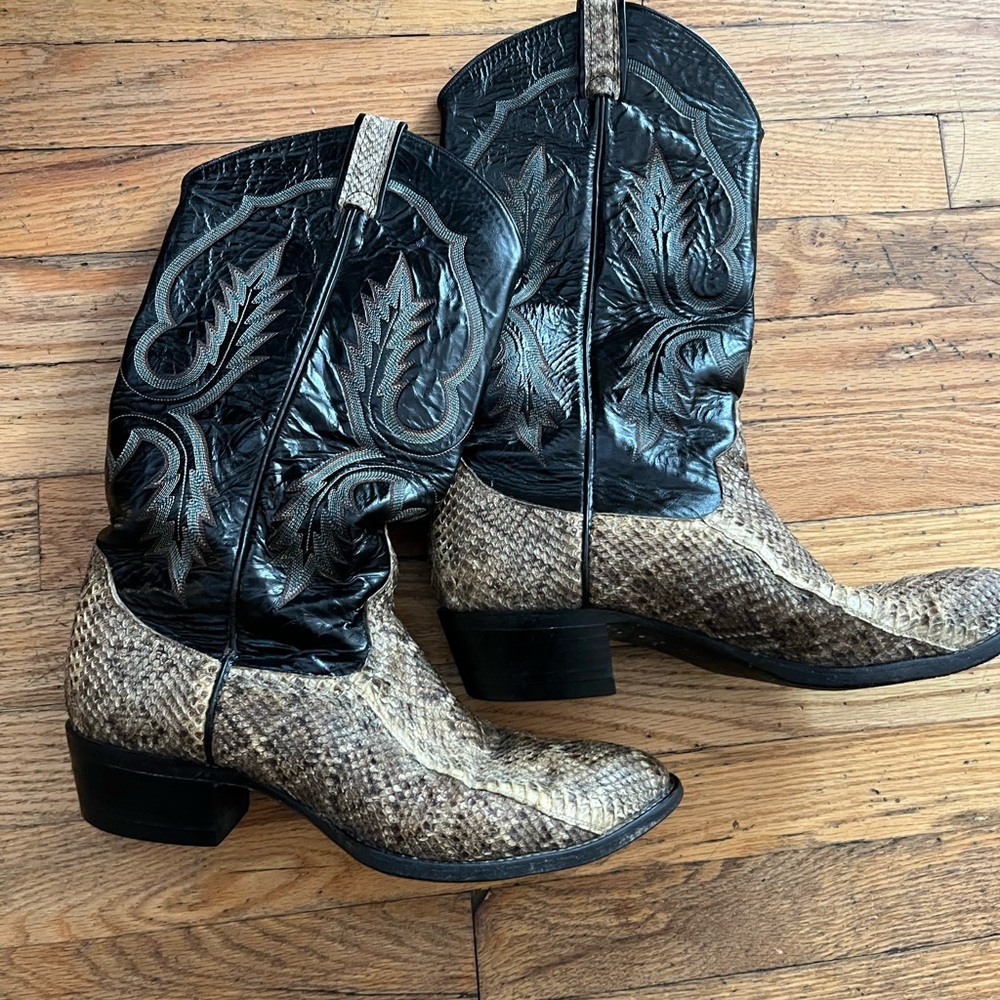 Larry Mahan Made in Texas Men’s Snake Boots
